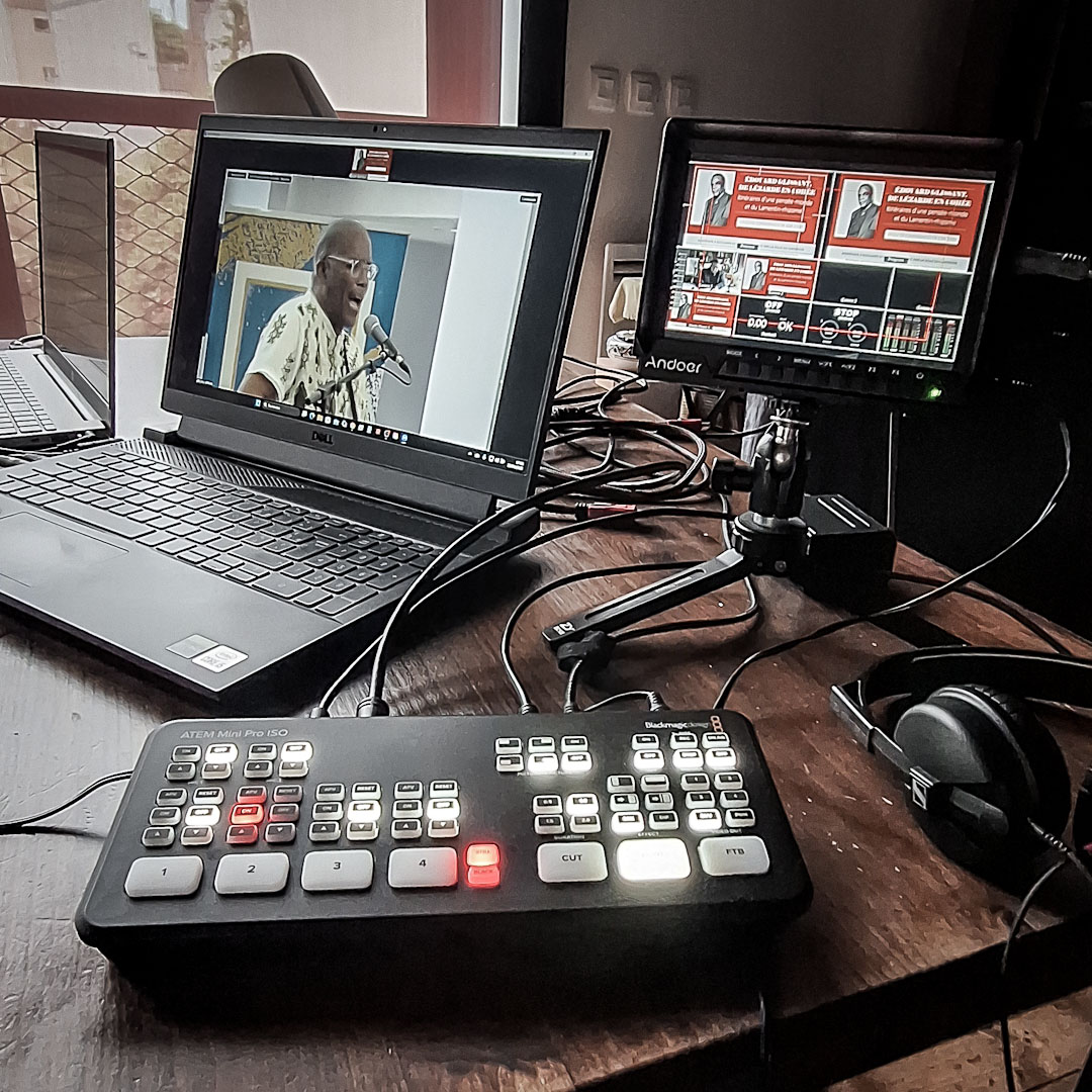 Gestion et Production Vidéo Live - Conférence Glissant Tout Monde 2025 - Niort - Paris